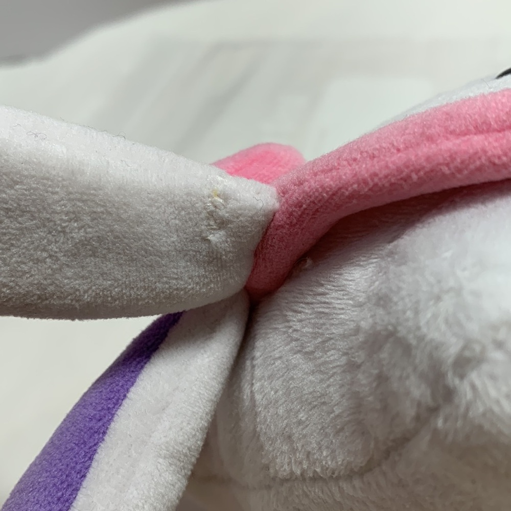 6” Ty Hello Kitty w/Bunny Ears Plush Beanie by Sanrio - Picture 10 of 11